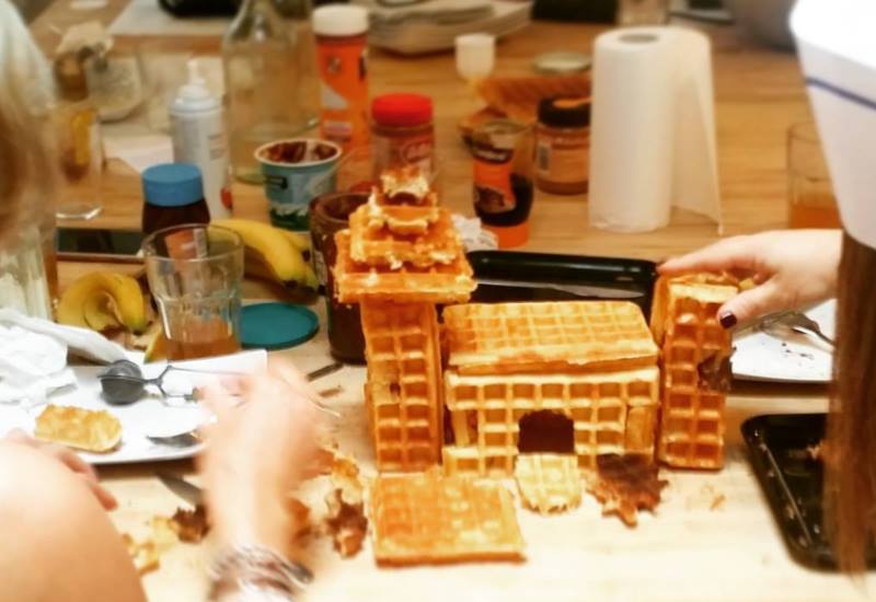 waffle castle at the bruges workshop